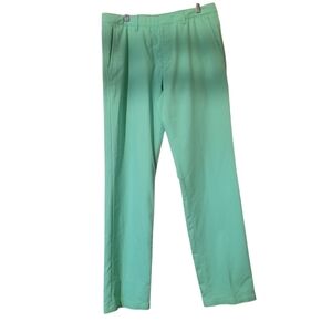 Hugo Boss Men's Green Regular-Fit Solid Haddy Pro5 Golf Trouser Pants Sz 32R 34L